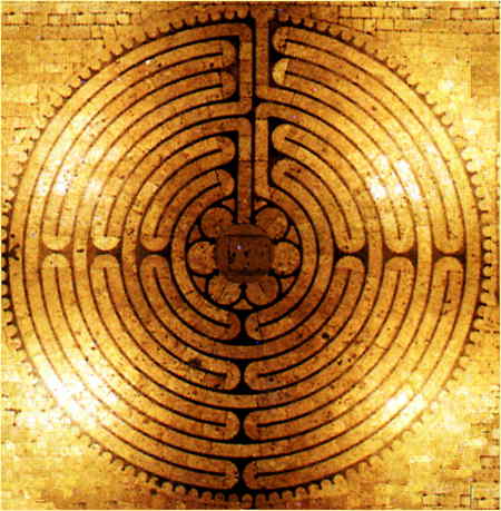 labyrinthe de la cathédrale de Chartres